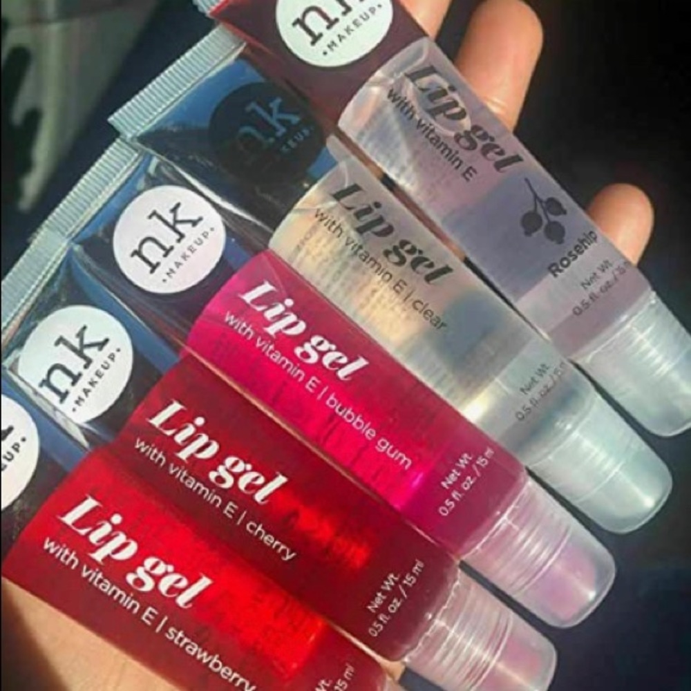 Lip gloss gel set